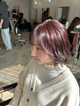 ラボアン 梅田店(lab.em.) イメージチェンジ！ピンク×ボブスタイル♪