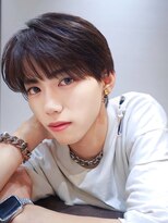 MEN'S HAIR BLEACHi 北18条店【12月5日オープン(予定)】 【BLEACHi】シースルーマッシュ【numberA.×BLEACHi】ナチュラル