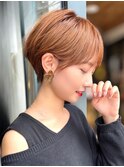 似合わせショート/ココアグレージュ/ショートボブ