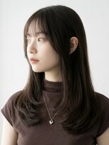 キビト(kibito)&nbsp;新宿市ヶ谷曙橋ロングレイヤーカットハッシュカット20代30代40代