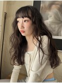 ロングのウェーブパーマ