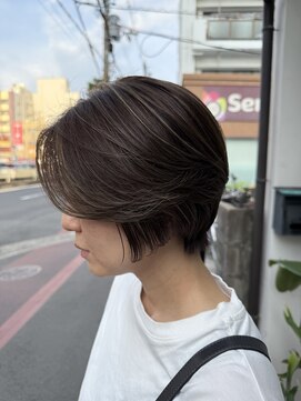 ヘアー アトリエ イチ(hair atelier iti) ヘーゼルベージュ×ショート