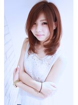 リタ(Lita)&nbsp;Licca 小顔フェミニンレイヤー　ピンクパールアッシュ