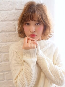 ネオリーブアオバ 高田馬場店(Neolive aoba) 【高田馬場/aoba】大人可愛い柔らか綿菓子カールボブスタイル