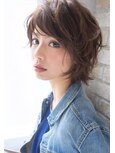 石田ゆり子さん風・クセ毛風ショートボブ・◎30代40代50代60代
