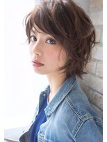 ボニークチュール(BONNY COUTURE) 石田ゆり子さん風・クセ毛風ショートボブ・◎30代40代50代60代