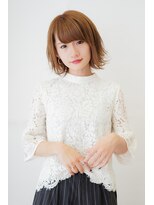 ユキオ オブ ヘアー(YUKIO of Hair) 大人カワイイ小顔見え外ハネボブ