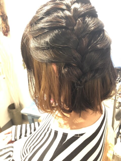 【LuLu西梅田】インナーカラー×簡単アレンジ