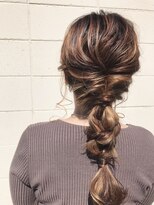 スパークス(SPARKS)&nbsp;よつ編み編み下ろしhair