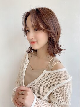 アリスバイアフロート 自由が丘(ALICe by AFLOAT) フェザーバングくびれレイヤーボブ