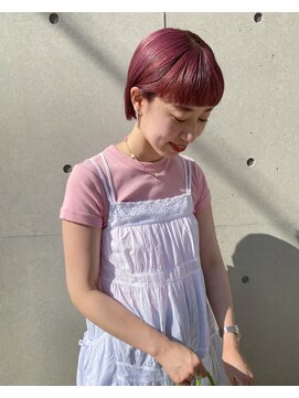 チカシツ(Chikashitsu) pink mini bob/momoka