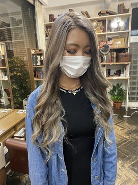 バイブアンドアネックス(VIBE & ANNEX) 前髪ショートブレイズ風☆シルバーハイトーン