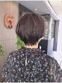 ショートボブ氏木