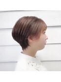 ［金子涼］透明感あふれるショートスタイル　