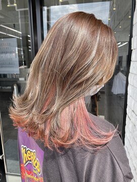 リトバイプティパ(Lit by petit-pas) ふんわりレイヤー☆インナーpink