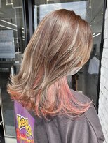 リトバイプティパ(Lit by petit-pas) ふんわりレイヤー☆インナーpink