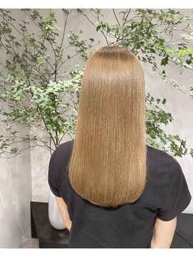 サルファ ヘアデザイン 名古屋 丸の内(S.ALPHA HAIR DESIGN) うる艶透明感！ミルクティーベージュカラー