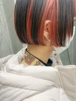 テトヘアー(teto hair) インナーカラー、ボブウルフ、フェイスレイヤー、パッツン前髪