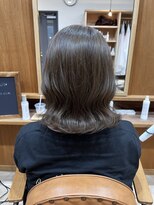 スイート ヘアデザイン(Suite HAIR DESIGN)&nbsp;アッシュ グレージュ ブリーチ無し ミディアム