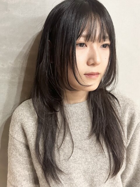 【ロングウルフ×黒髪ウルフ】ヘアスナップ・山下