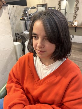 ベレッタ 枚方店(veretta.) ニュアンスカット/担当:ばば/ふんわりボブ/ミディアムボブ/春