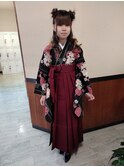 小学6年生 卒業式 袴スタイル