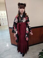 ラスティー(hair collection Rusty) 小学6年生 卒業式 袴スタイル