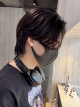 アクシー ヘアーアンドメイク(AXY HAIR&MAKE) ニュアンスパーマシャドウパーマ曲がる縮毛矯正センターパート