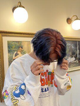 フローリアン(FLORIAN) navy＆pinkrootscolor