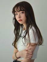 シーン(SCENE)&nbsp;顔周りカット　ロング　韓国ヘア　20代30代【天神/今泉】