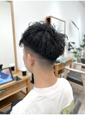 【メンズ★大名】刈り上げスタイル×スペインカール×パーマ