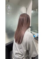 アオ(AO) モスピンクのバレイヤージュカラー