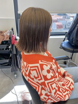 ゴウトゥデイシェアサロン 町田店(GO TODAY SHAiRE SALON) ブリーチ無しオリーブカラー♪