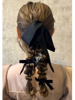 スタイル 横浜(STYLE)&nbsp;結婚式お呼ばれ編みおろし／ヘアセット/カチモリ/アレンジ