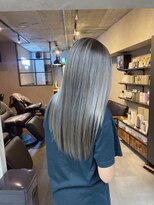 サニー 渋谷(SUNNY)&nbsp;アプリコットオレンジ、ホワイトブロンド、ロングレイヤー