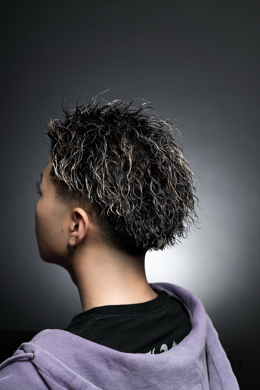 ツイストスパイラル ツイストパーマ オールバックツイスト：L245658708