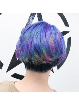 アルケム 学芸大学(AlChem) 【Hana指名】サイケデリックな髪色にしてって言われて、つい。