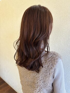 エルサフィロ キタハマ(el zafiro kitahama) 20×30×40代×透明感×艶感×髪質改善×オレンジベージュ