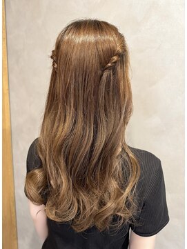 ラニ(Lani) ねじりハーフツイン/結婚式お呼ばれセット