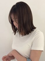 スペシウムバイアンバースデー(spacium by UNBIRTHDAY) ヘーゼルベージュ /透け感ボブ/ヤノミユウ