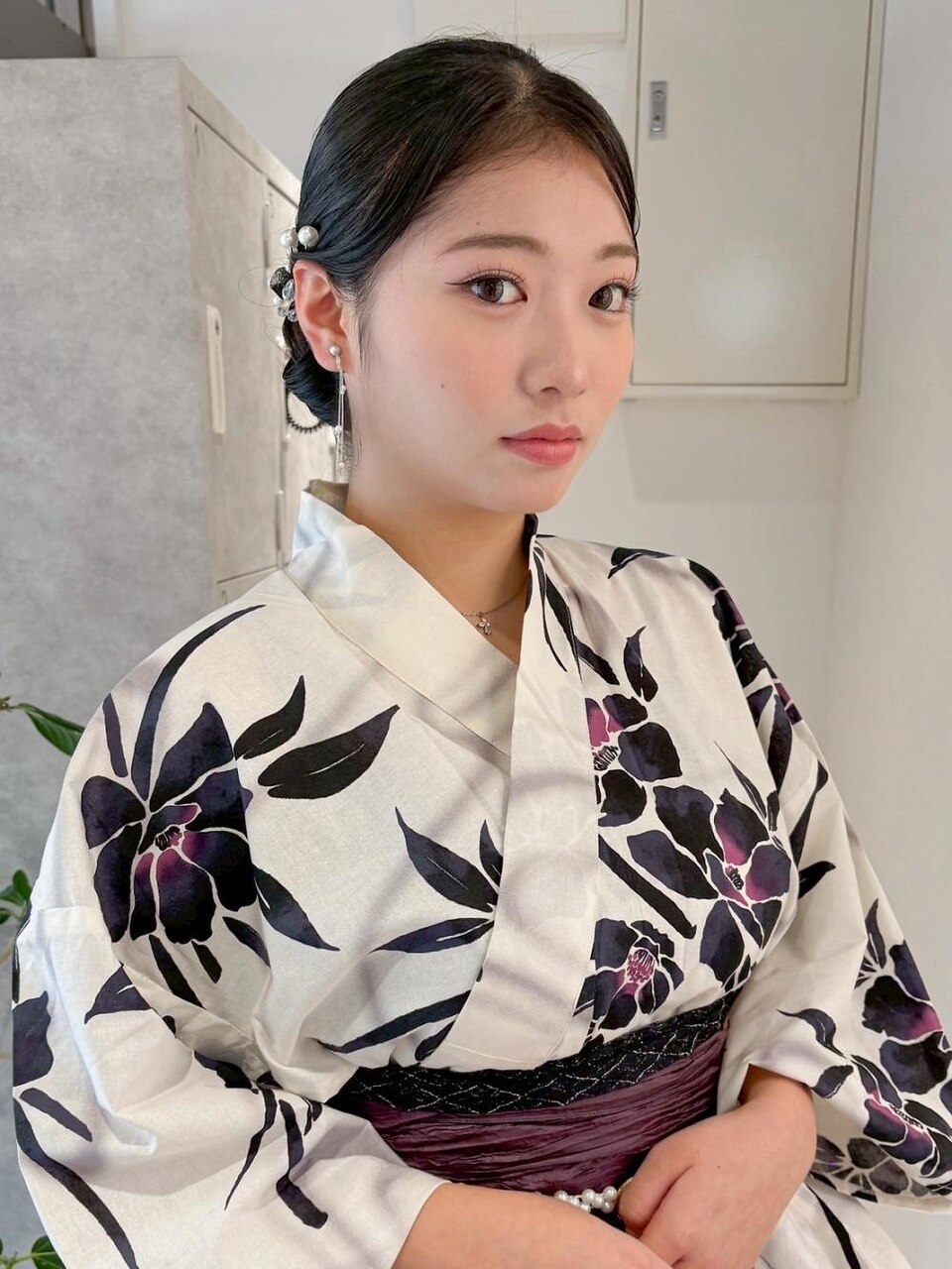 hinari × utatane浴衣セットテラコッタ 浴衣 hinari × utatane浴衣