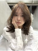 クラゲヘアー/小顔に見せるヘア/ココアベージュ/銀座駅