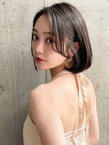 マルツ 銀座(maltu)&nbsp;ピンクグレープフルーツ透明感カラーシャギーボブ銀座髪質改善