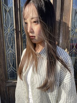 2丁目3番地美容室 透明感カラー