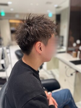 アヴァンスクロス あべのルシアス店(AVANCE. CROSS) MEN’S HAIR/サーフカール/刈り上げセンターパート/天王寺