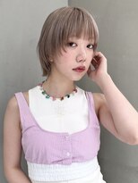 ギークス(GEEKS)&nbsp;【GEEKS渋谷】レイヤーボブ/ハッシュカット/ウルフ/ミルクティー