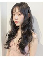 ブロウ ネックス ザ サロン 表参道(VLOW nex the salon)&nbsp;小顔レイヤースタイル，韓国，韓国レイヤー，ショコラカラー