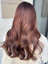ドッグマニアピンチアオヤマ(DOGMANIA PiNCH AOYAMA)&nbsp;ブリーチなしダブルカラー/ピンクブラウン/表参道