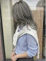 ニコリヘアワークス(nicori hair works)&nbsp;セミロング×レイヤー×グレージュ1
