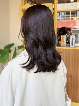 ヒントステーション(HINTSTATION) 〈浅草 半個室〉シアーブラウン/ミディアムロブ